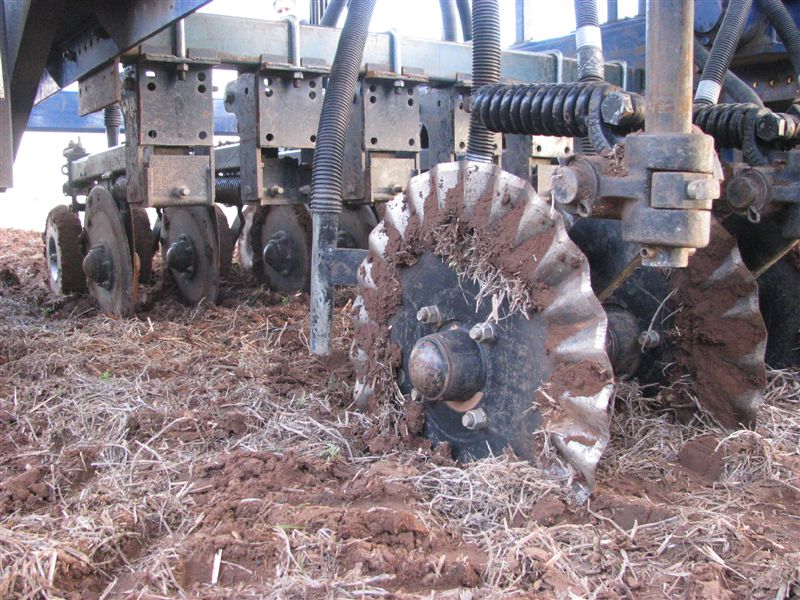 Triple disc of machine for agriculture