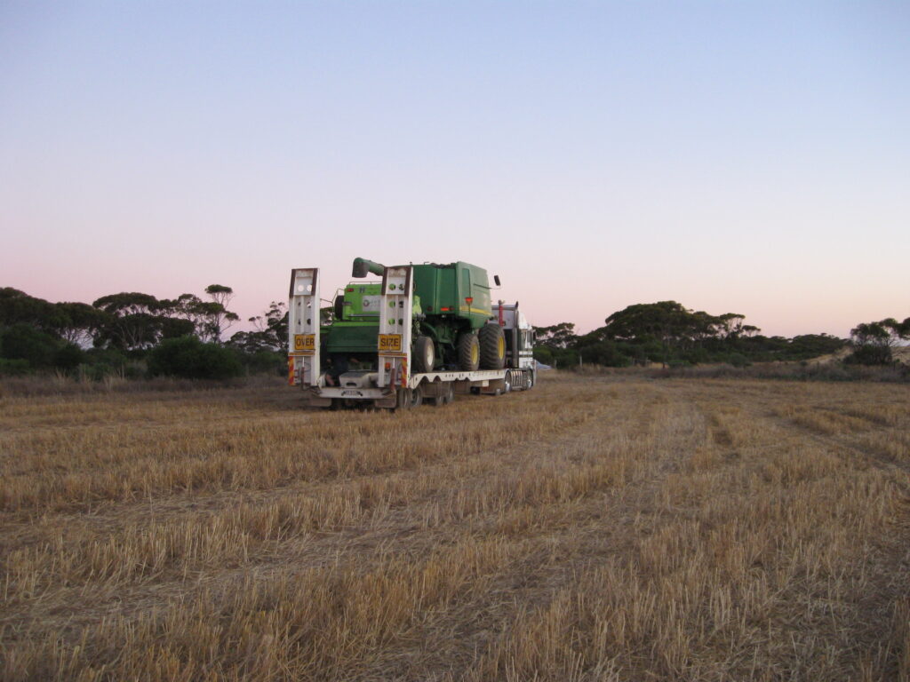 harvest weed seed control